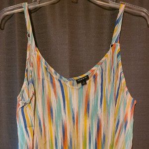 Torrid Multicolor Striped Spaghetti Strap Cami Top Size 3